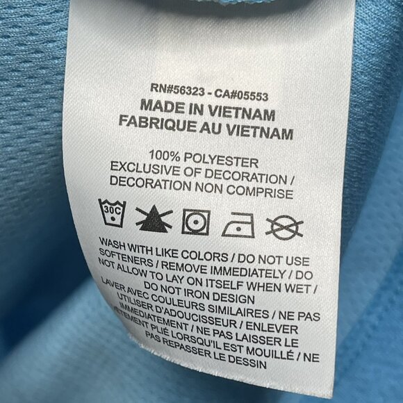 Nike Dri-Fit Mens XXL Long Sleeve Pullover Shirt Blue - Picture 4 of 6